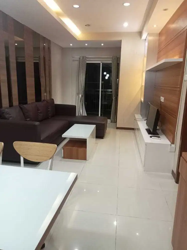 Condominium Greenbay Pluit 2 BR Full Furnished View ke Kolam