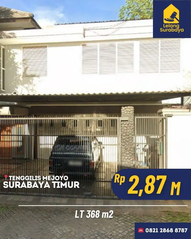 Rumah Surabaya Timur  Tenggilis Mejoyo