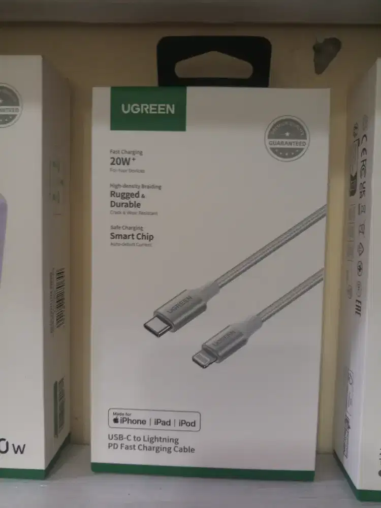Kabel ugreen C to lightning nylon spek atas