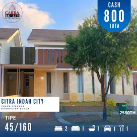 Real Estate Platinum Murah 45/160 Citra Indah City Timur Cibubur