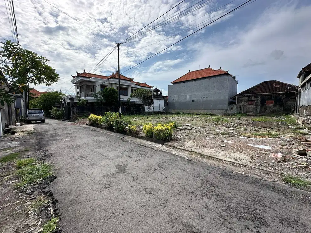 Jual Tanah Luas 125m²-500m² lokasi Dekat Jl utama badak Agung Renon