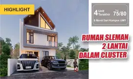 Rumah Cantik Cluster One Gate SHM & PBG Lengkap di Sleman