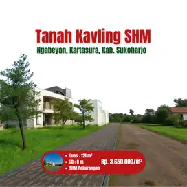 Kavling Premium Ngabeyan Kartasura, SHM, Promo