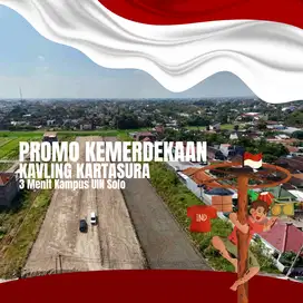 Promo Merdeka Kavling Pucangan Dekat Kampus UIN Solo