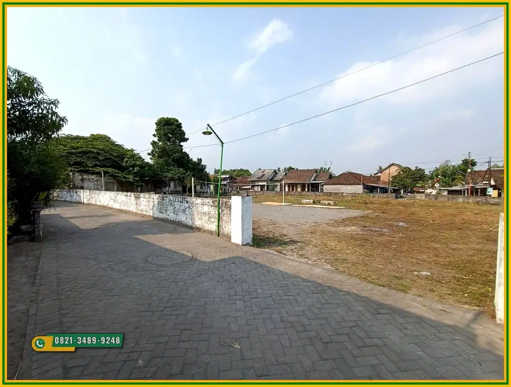 4 Menit Pasar Cebongan, Kavling Perumahan Mlati Sleman