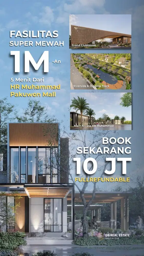 Rumah Baru Darmo Graha Residence Surabaya Barat dkt Citraland Kupang