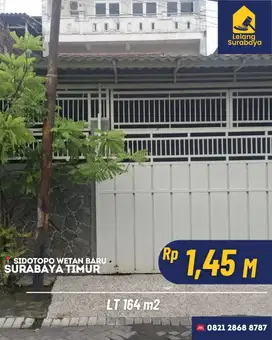Rumah Surabaya Sidotopo Wetan Baru