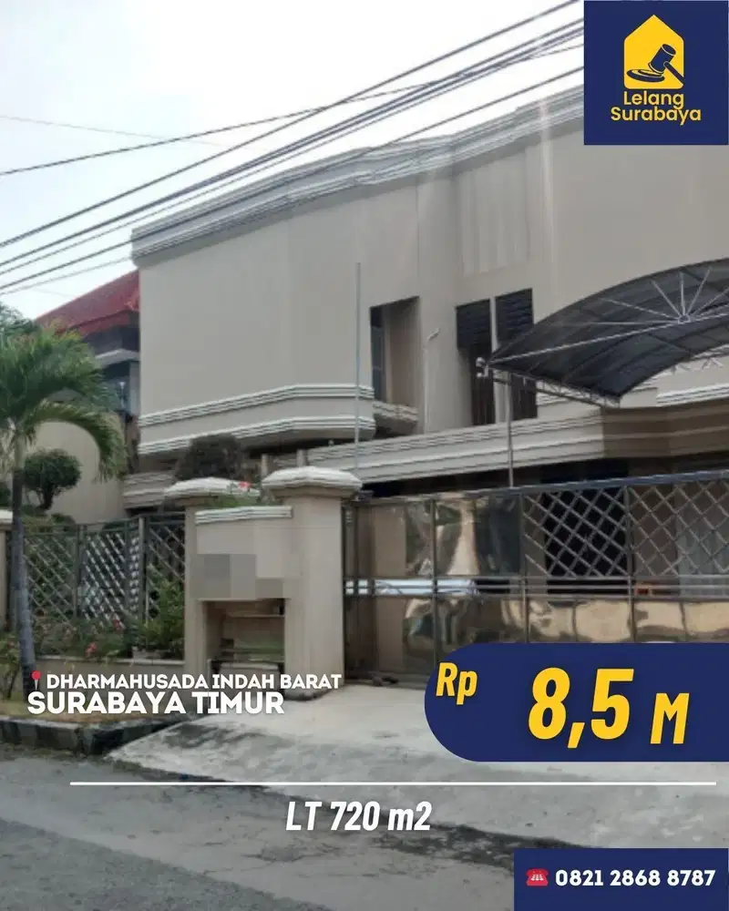 Rumah Surabaya Timur  Dharmahusada Indah Barat