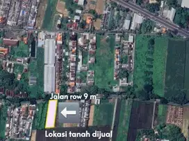 Tanah nol jalan mepet kota mojokerto