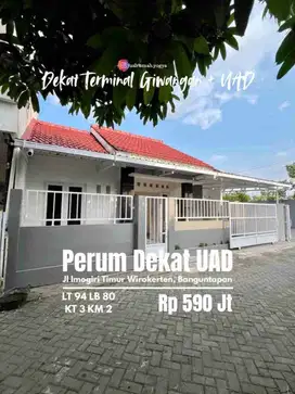 rumah murah perumahan dekat kampus UAD dan Terminal Giwangan