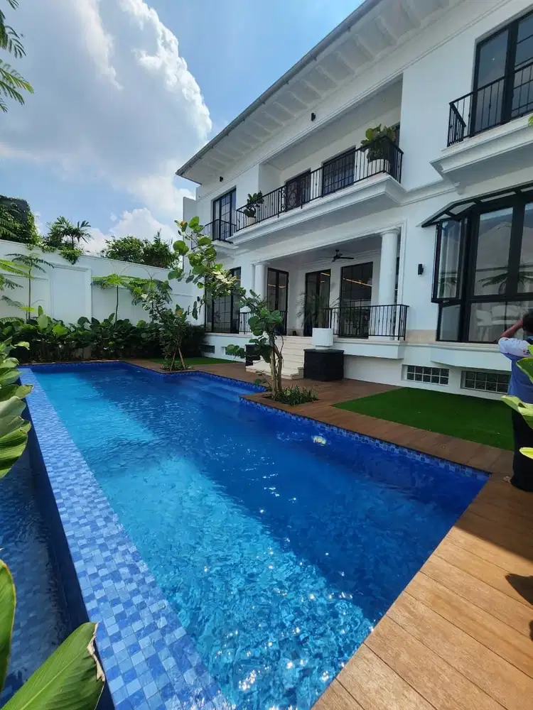 Dijual Brand New House Kemang Bagus Ada Lantai, Lift, Lantai Marmer