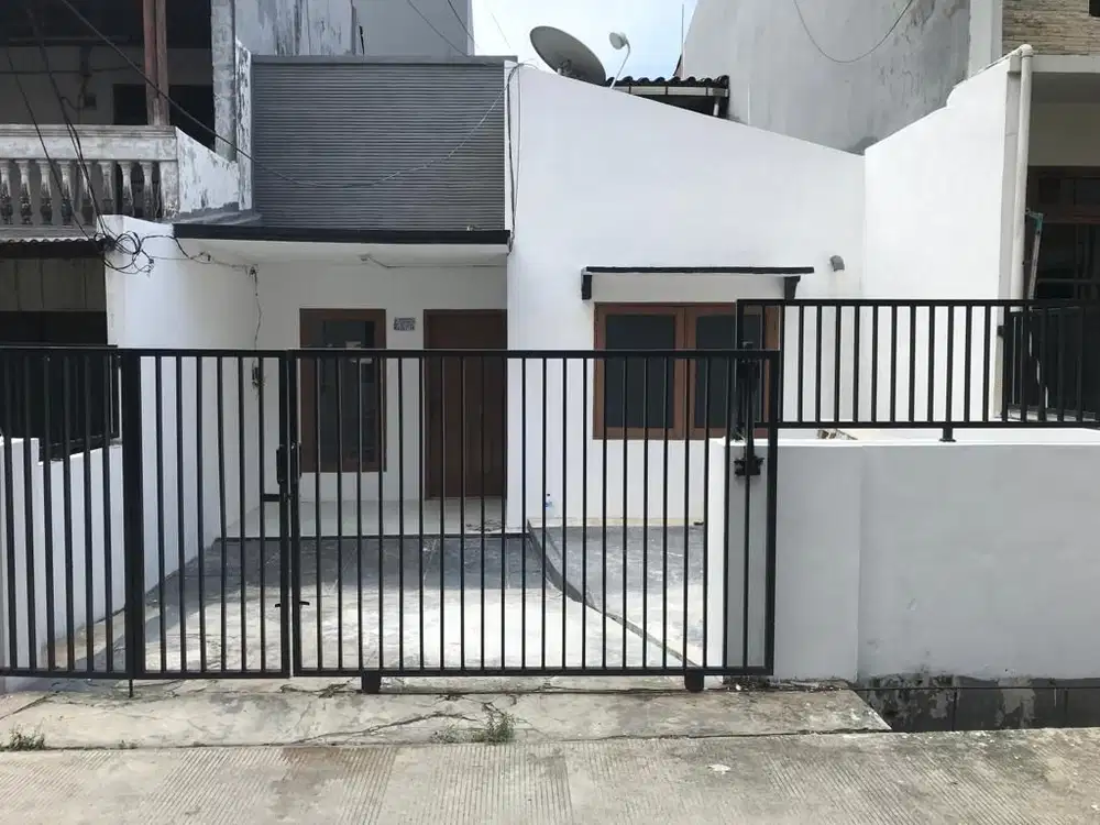rumah 1,5 lantai jl ekspor kelapa gading uk 90m siap huni semifurnish