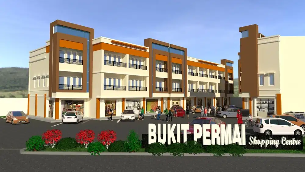 1.55M Dekat Batamindo Industrial Ruko Bukit Permai hadap jalan raya