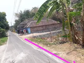 Jual Cepat Tanah Pekarangan Tepi Jalan Besar Mojolaban