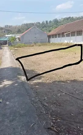 Jual Tanah pekarangan SHM luas 105 dekat jalan jogja wonosari piyungan