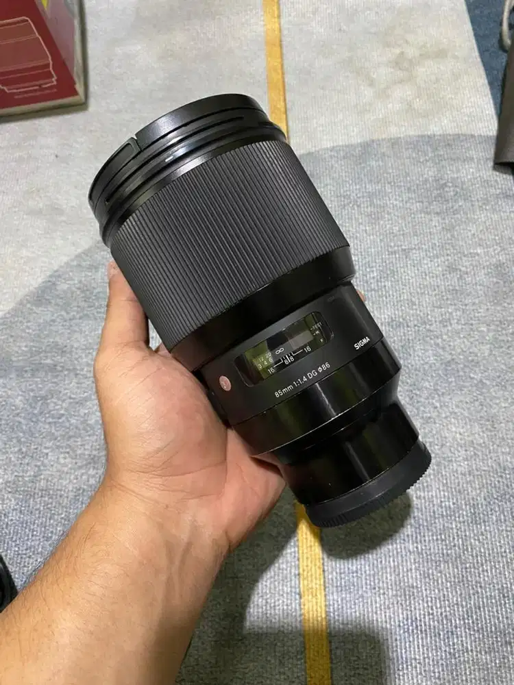 Lensa fix 85mm f1.4 sigma art for sony normal