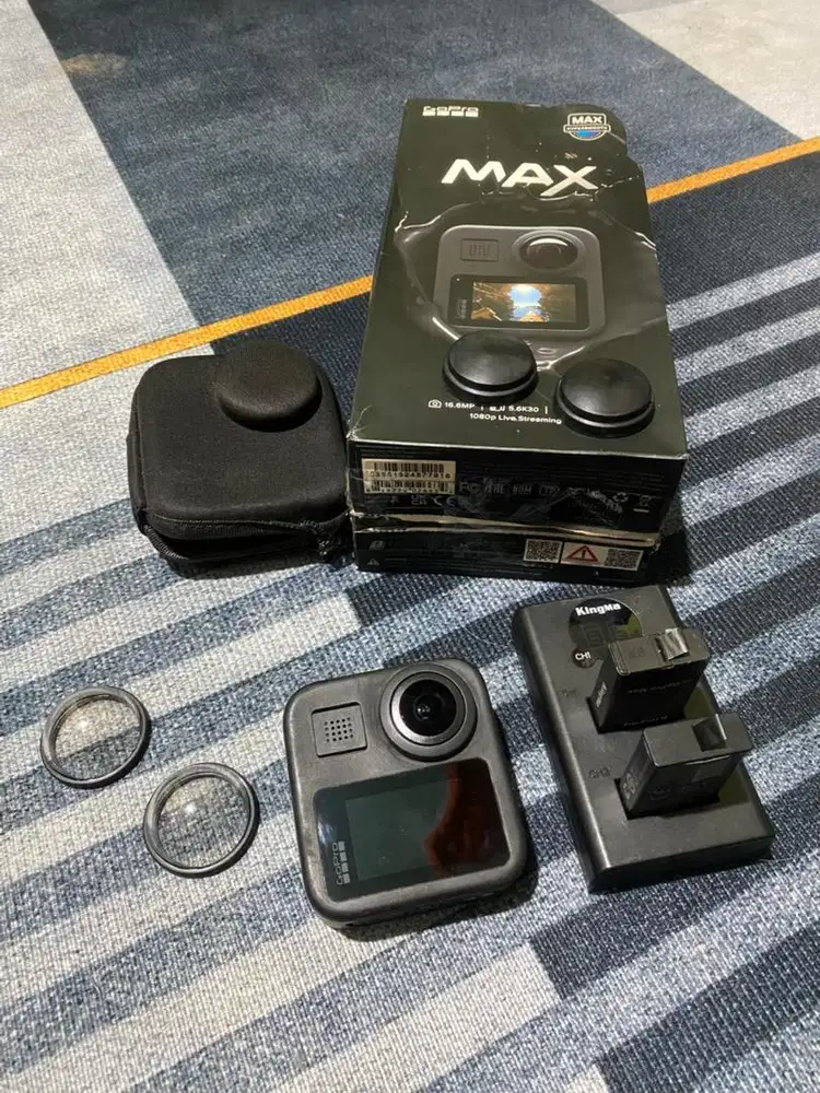 Kamera action 360 go pro max fullset termurah kondisi normal