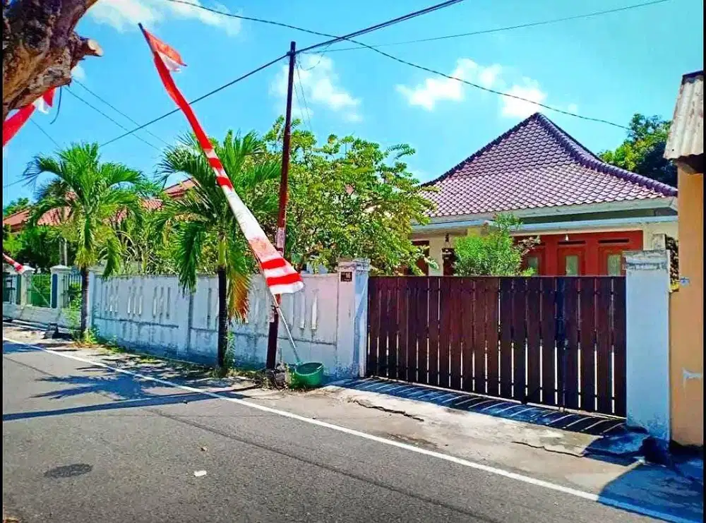 Rumah Luas Hitung Tanah Saja di Manahan