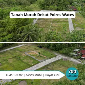 Jual Tanah Wates Murah, Dekat Polres Kulon Progo, SHM Ready