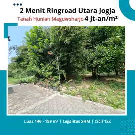 Tanah Jogja 3 Menit SMKN 1 Depok, DP Fleksibel