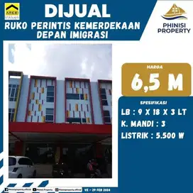 DIJUAL MURAH RUKO DI JALAN POROS PERINTIS STRATEGIS 2 PETAK MAKASSAR