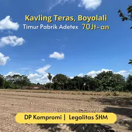 Barat Umbul Pengging, Tanah 70 Juta di Teras Cocok Investasi