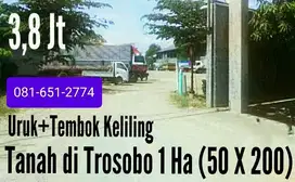 Tanah di Trosobo Sidoarjo.