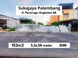 Tanah Pinggir Jalan Raya Sukajaya Tembus Ke Angkatan 66