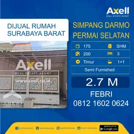 Rumah Simpang Darmo Permai Selatan Dijual