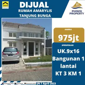 DIJUAL RUMAH DI AMARYLIS TANJUNG BUNGA