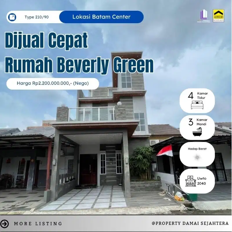 Dijual Cepat/ Take over Rumah Central Tiban