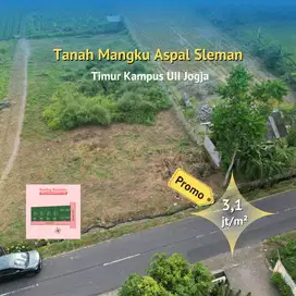 Investasi Emas: Tanah 3,1 Jt/m2 di Sleman, Dekat Kampus UII Jogja