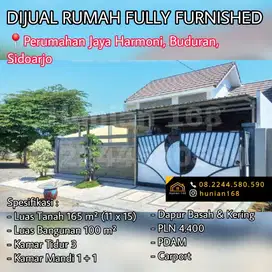 Rumah Fully Furnished Perumahan Jaya Harmoni Jayaland Buduran Sidoarjo