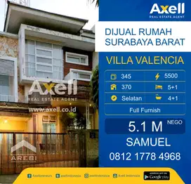 Rumah Villa Valensia Pakuwon Indah Dijual