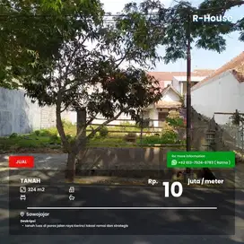 Tanah di poros jalan raya Kerinci Sawojajar 1