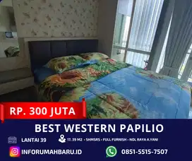 BEST WESTERN PAPILIO Studio ! ️ Apartemen SHMSRS Nol Raya A.Yani