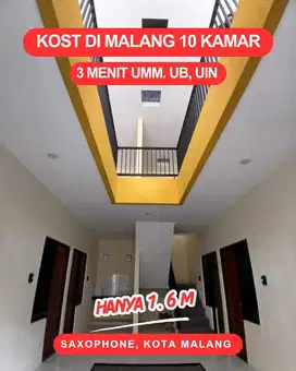 Tanah SHM Dekat Kampus UMM Belakang Apartemen Bagawan