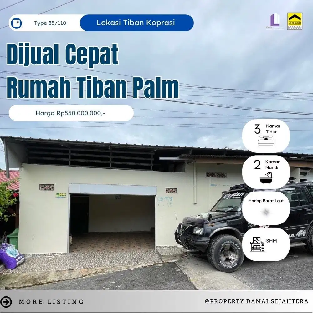Dijual Rumah Tiban Palem Batam