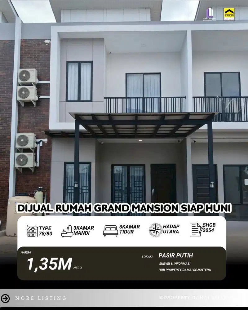 Dijual Rumah Grand Mansion Batam Center