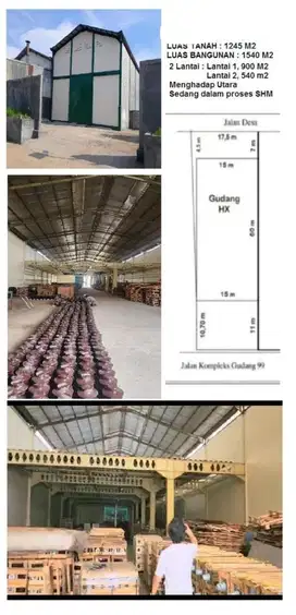 Dijual Cepat/sewakan Gudang pergudangan 99