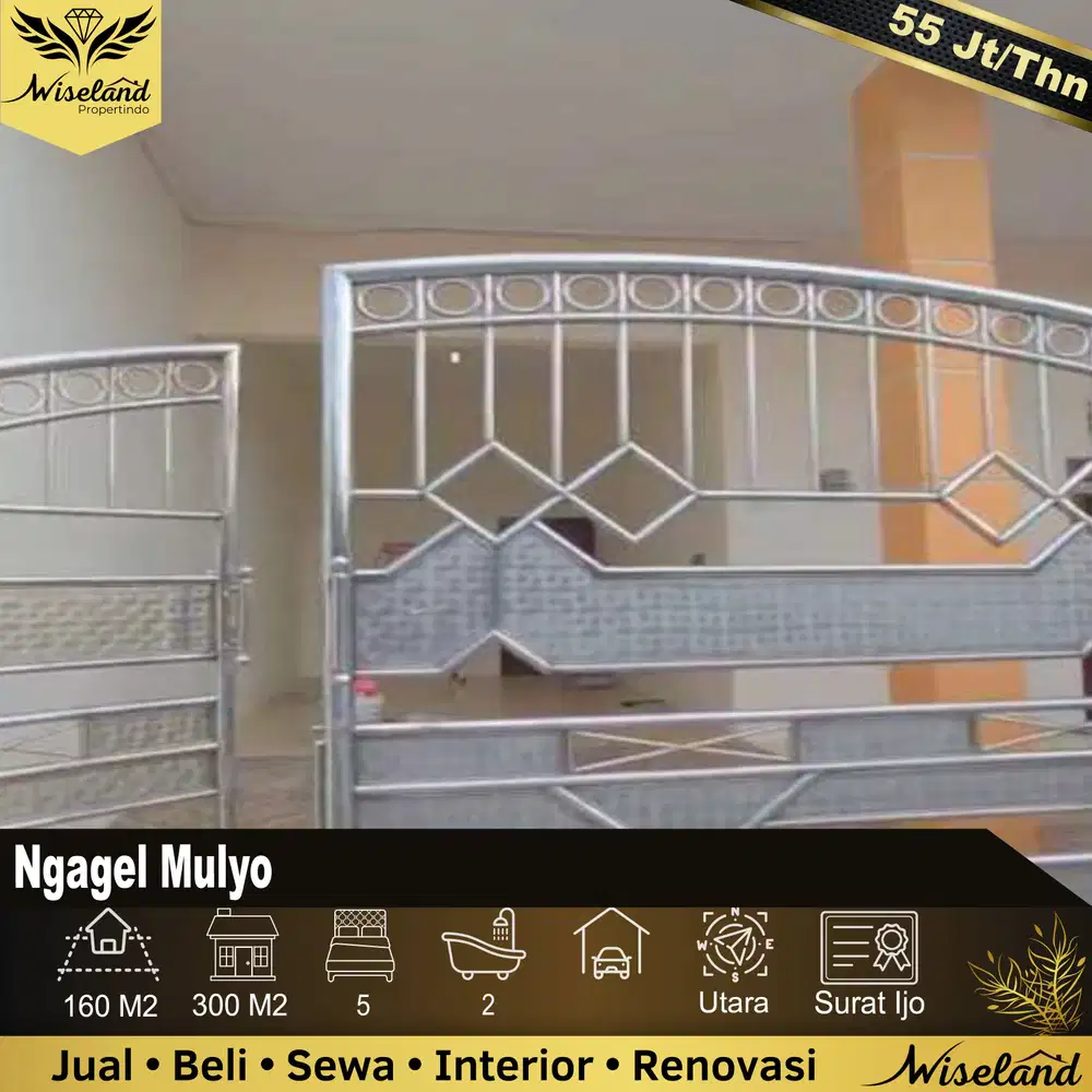 Disewakan Rumah Ngagel Mulyo Surabaya