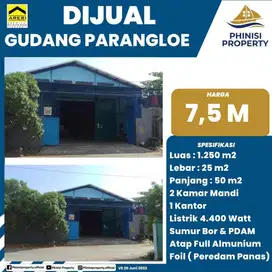 DIJUAL GUDANG MURAH DI PARANGLOE