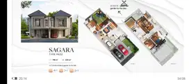 Rumah Mewah View Danau di Podomoro Park Buah Batu
