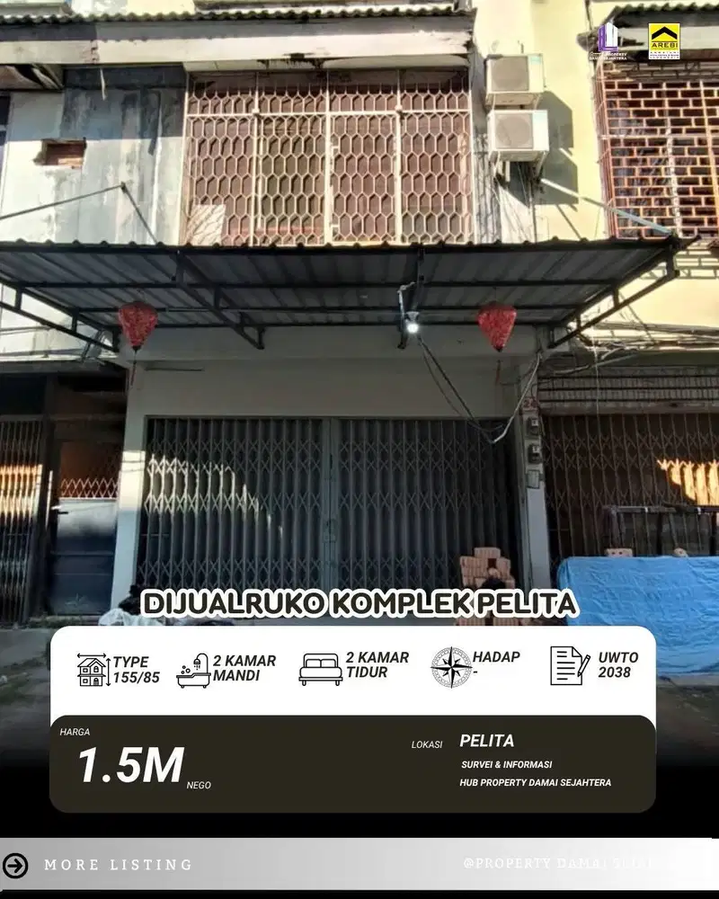 Dijual Ruko 3 lantai Pelita Batam