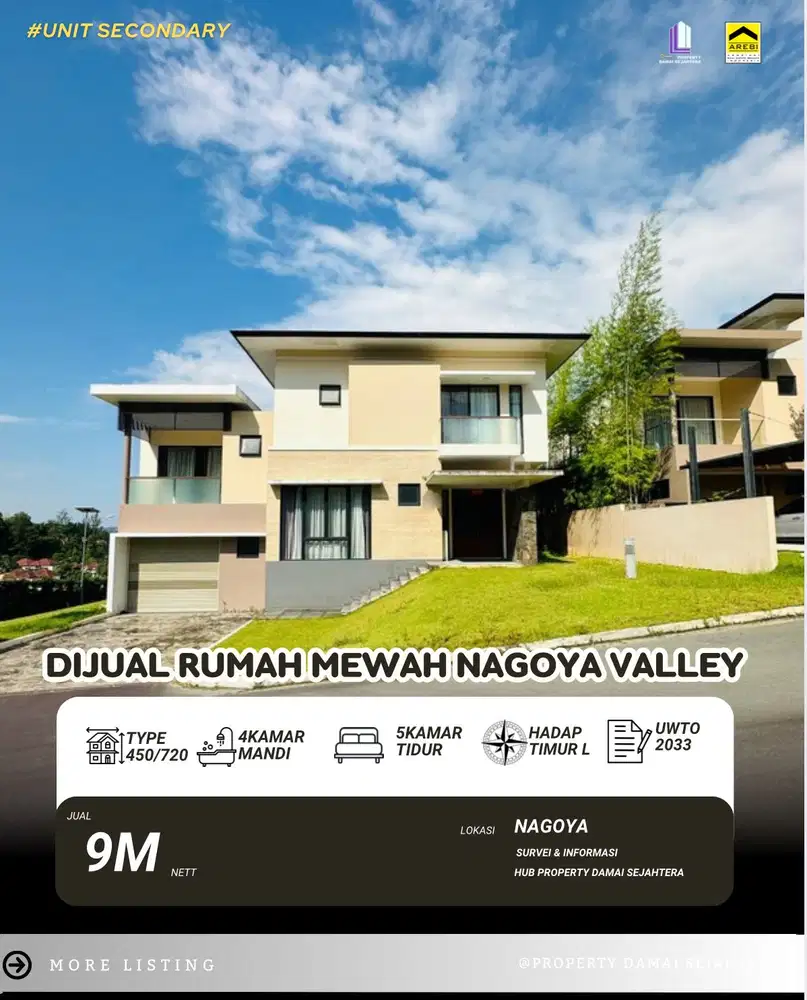 Dijual Rumah Mewah Nagoya Valley Batam