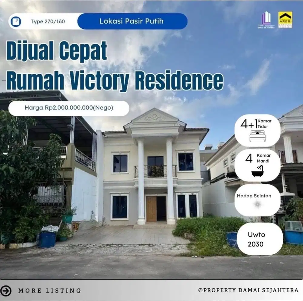 Dijual Rumah Victory Residence Batam