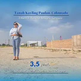Tanah Colomadu, Siap Bangun Hunian Residensial, SHMR Ready