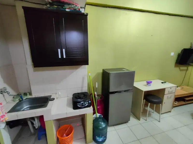 Apartemen sunter park view, Type studio furnished lantai rendah