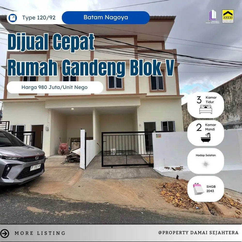Dijual Rumah blok.V Nagoya