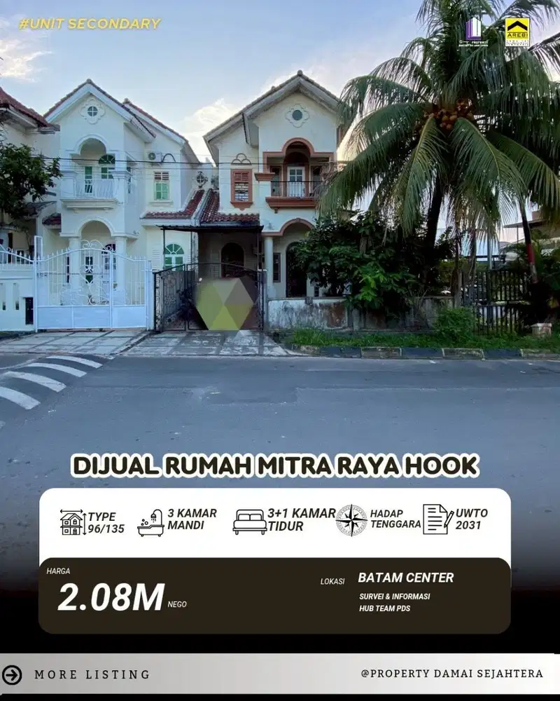 Dijual Rumah Mitra Raya Batam Center